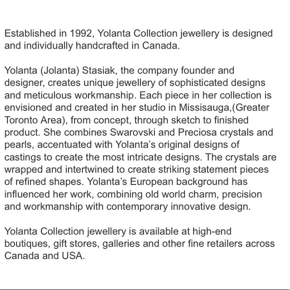 Necklace- Swarovski crystals - made in Canada! - Picture 4 of 5